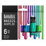 Liquitex Basics Acrylic Set (.74oz/22ml) - (6 Pieces) Metallics  3699479