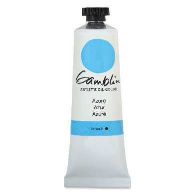 Gamblin Artists Oil Colors  (1.25oz/37ml) Azure  1035