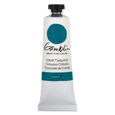 Gamblin Artists Oil Colors  (1.25oz/37ml) Cobalt Turquoise  1227