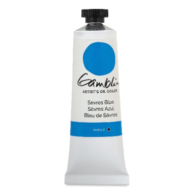 Gamblin Artists Oil Colors  (1.25oz/37ml) Sevres Blue  1665