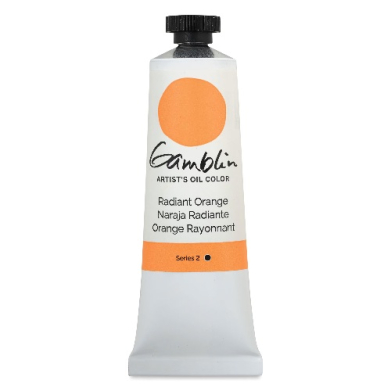 Gamblin Artists Oil Colors  (1.25oz/37ml) Radiant Orange   1857