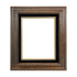 Econo Frame Walnut Stain with Black Liner – 12″ x 16″