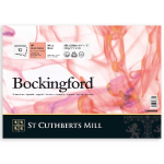 St Cuthbert's Bockingford Watercolor Glue bound Pad - 10"X14" Hot Press  45330001011D