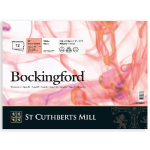 St Cuthbert's Bockingford Watercolor Glue bound Pad - 12"X16" Hot Press  45330001011E
