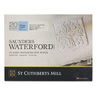 St Cuthbert's Waterford Watercolor Block - 16"X12" Cold Press  46330001011E