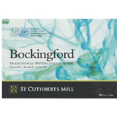 St Cuthbert's Bockingford Watercolor Glue Bound Pad - 7"X10" Cold Press  47130001011B
