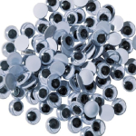 Creativity Street Wiggle Eyes 7mm - (100 Pack) Black