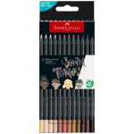Faber Castell Black Edition Colored Pencils Skin Tones  12ct  116414