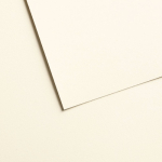 Two cream-colored sheets of blank paper overlapping on a light beige background.