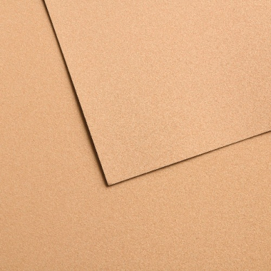 Close-up of two beige textured cardboard sheets overlapping, showing rough surfaces.