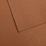 Rust-colored textured metal panels overlapping, with a diagonal seam where they meet.