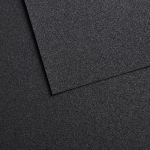Close-up of two overlapping dark gray speckled panels with a glittery, rough texture.