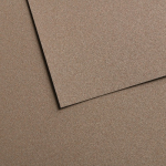 Close-up of overlapping brown textured panels with a rough, sandpaper-like surface.