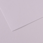 Close-up of lavender textured paper with two overlapping sheets forming a diagonal edge; embossed text along the bottom edge reading Canon.