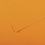 Close-up of textured orange paper with diagonal fold lines creating abstract shapes.