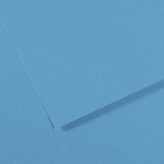 Two overlapping blue textured sheets of paper with diagonal edges and subtle shadows.