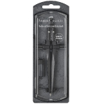 Faber-Castell Schnellverstellzikel adjustable compass set in plastic blister pack, Made in Germany.