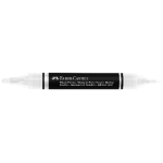 Double-ended Faber-Castell Black Edition Shake & Paint acrylic marker with brush and fine tips.