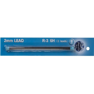 Pacific Arc Lead Refills  2mm 6H (3ct tube)  PAR-3 6H
